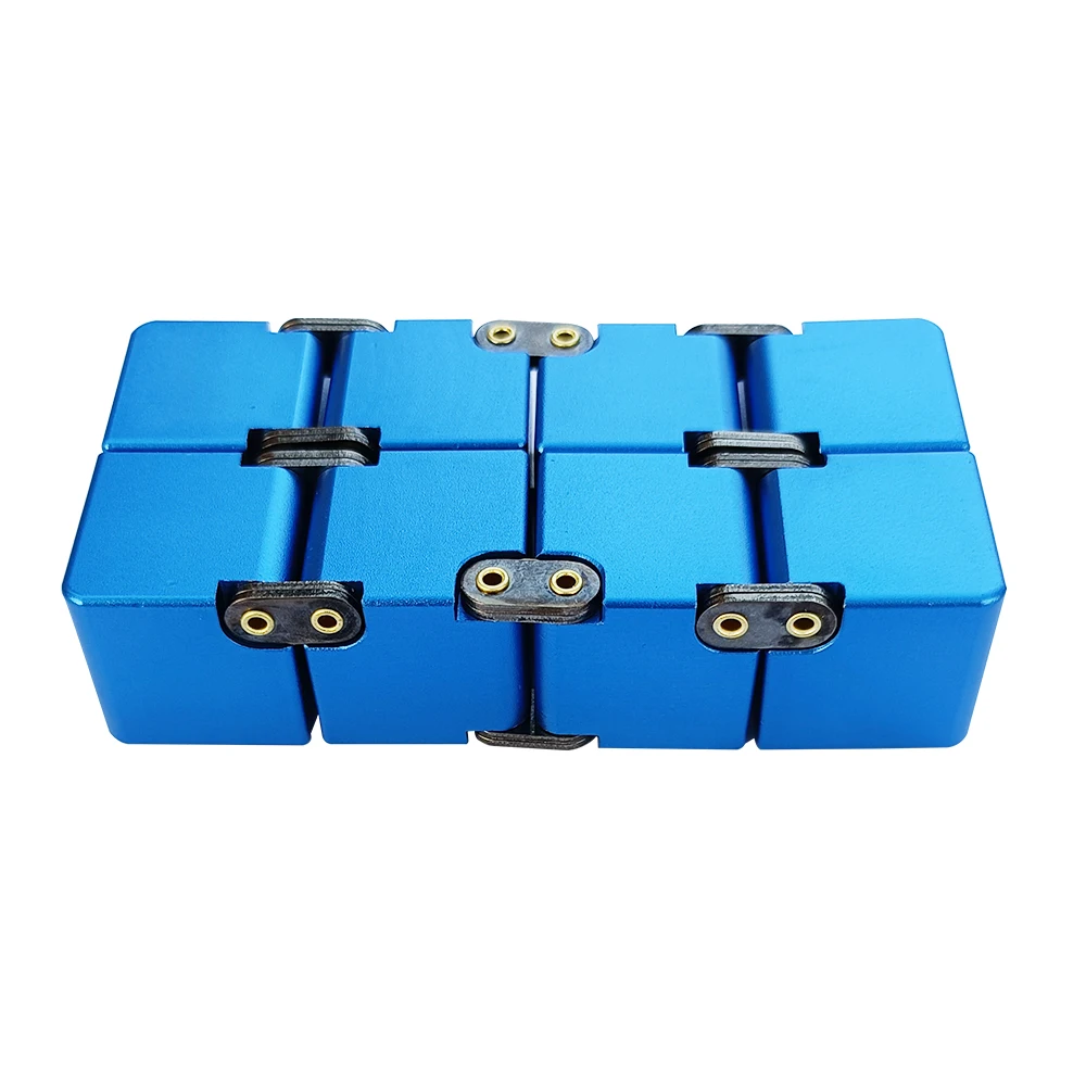 Металлический алюминиевый бесконечный куб, игрушка-антистресс, игрушки для декомпрессии, антистрессовый куб