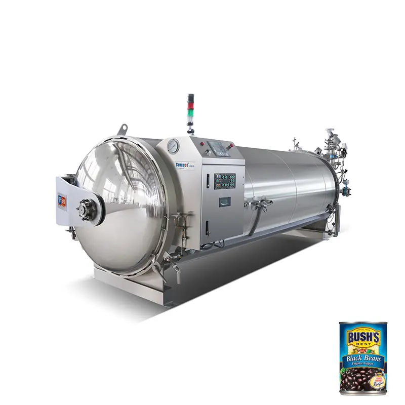 China factory low price horizontal electric autoclave for black beans