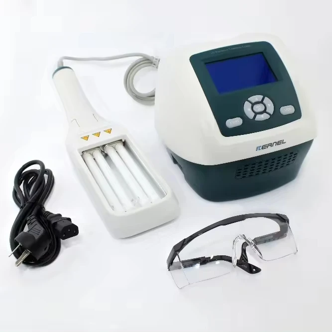 2024 newest medical equipment blood analysis phototherapy scientific application uv led Narrow band hand held for vitiligo