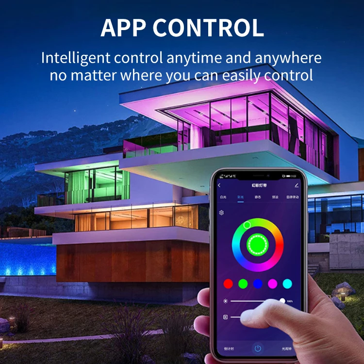 5050 10m 20m 30m Smart Strip Lights APP Control Rgb Christmas Lights Luces Led Para Habitacion Ruban Lumineux Led Lumineux