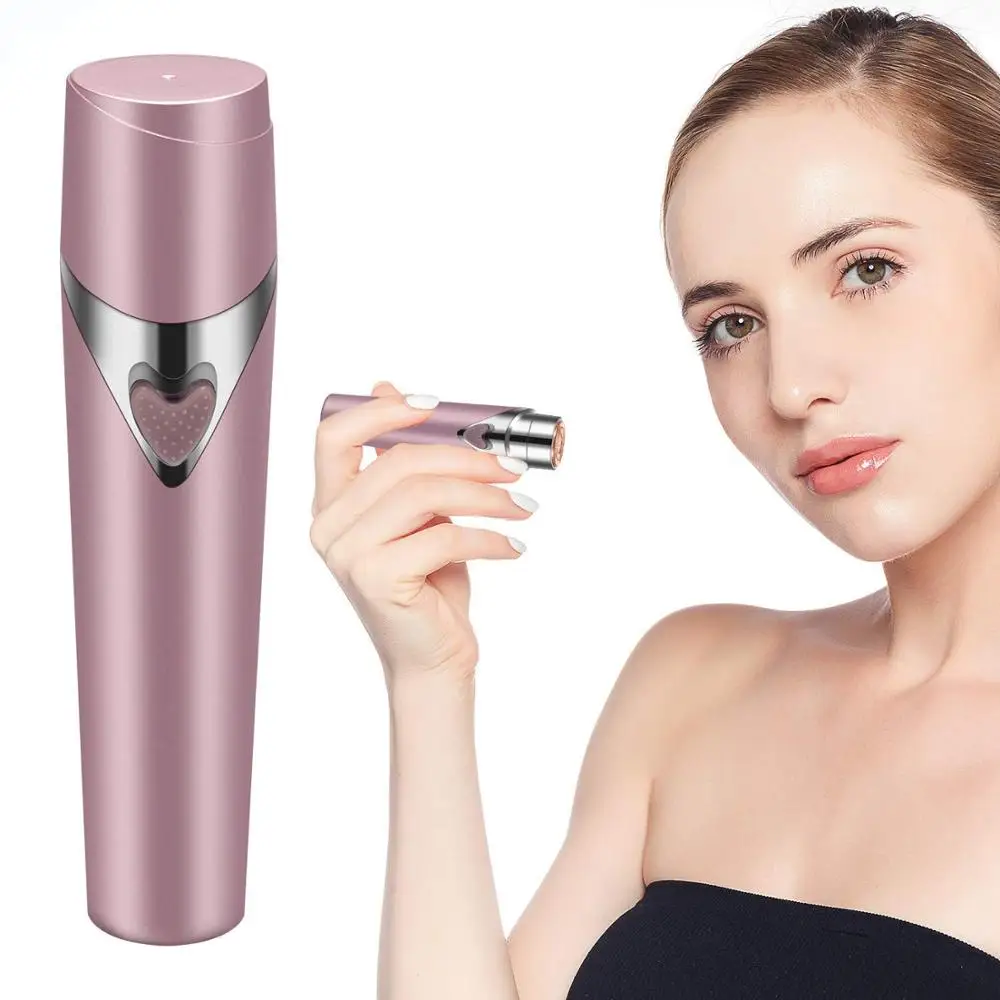 Hot Lip Stick Type Electric Face Hair Remover Recharge Hair Removal Machine Ladies Shaver Epilator