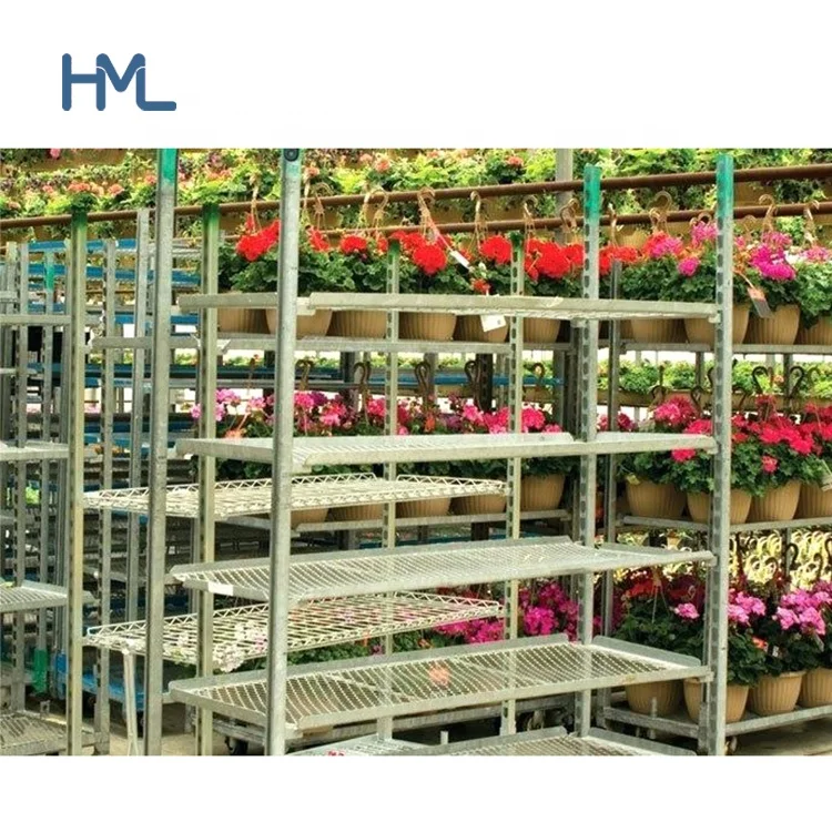 Electric galvanized removable metal steel garden garden flower rack