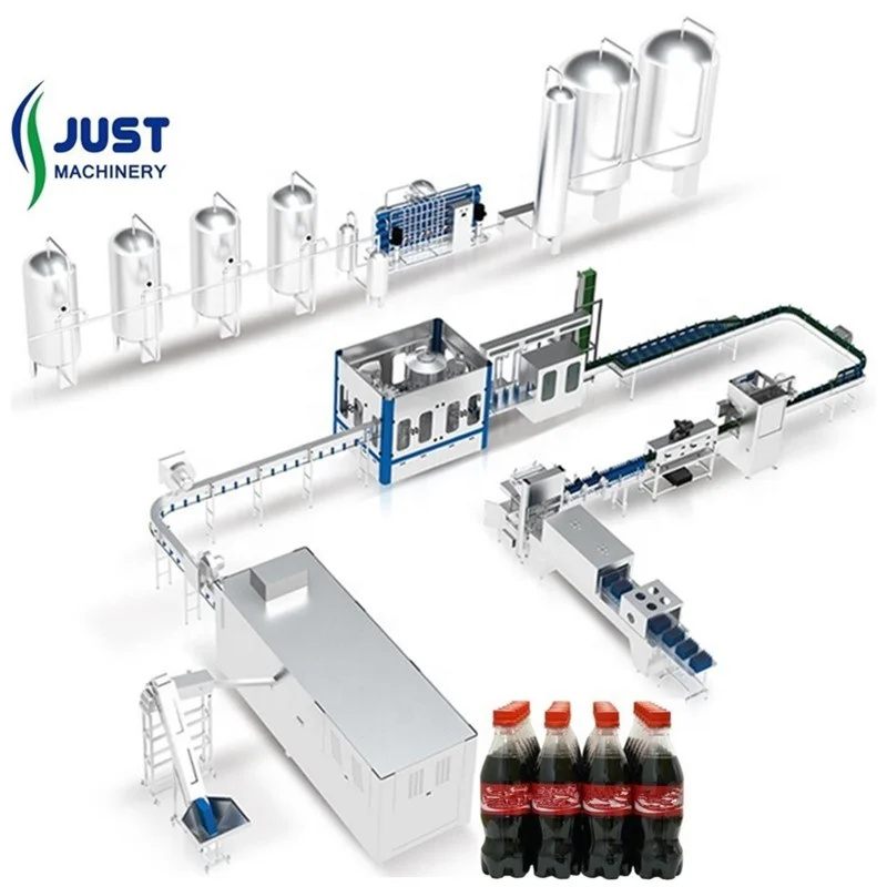 New Style 1000-20000bph complete automatic carbonated water filling machine 4 liner
