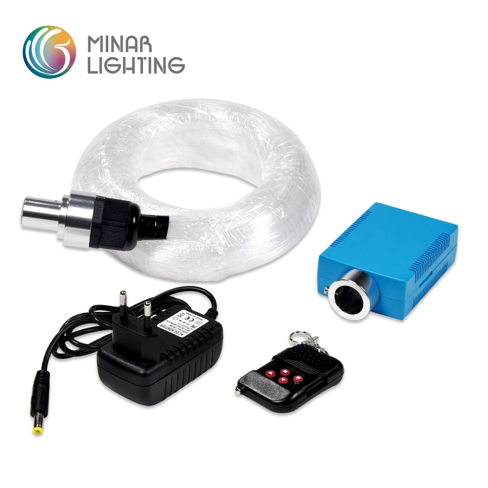 Wholesale cheap single color 3W LED fibre optic light engine for decoration light