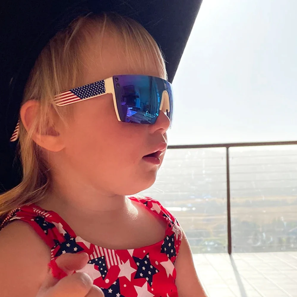 Offray TR90 Frame Fashion Designer High Quality Custom Logo 2023 Custom Logo TAC Lens Polarized Sunglasses for Children Kids