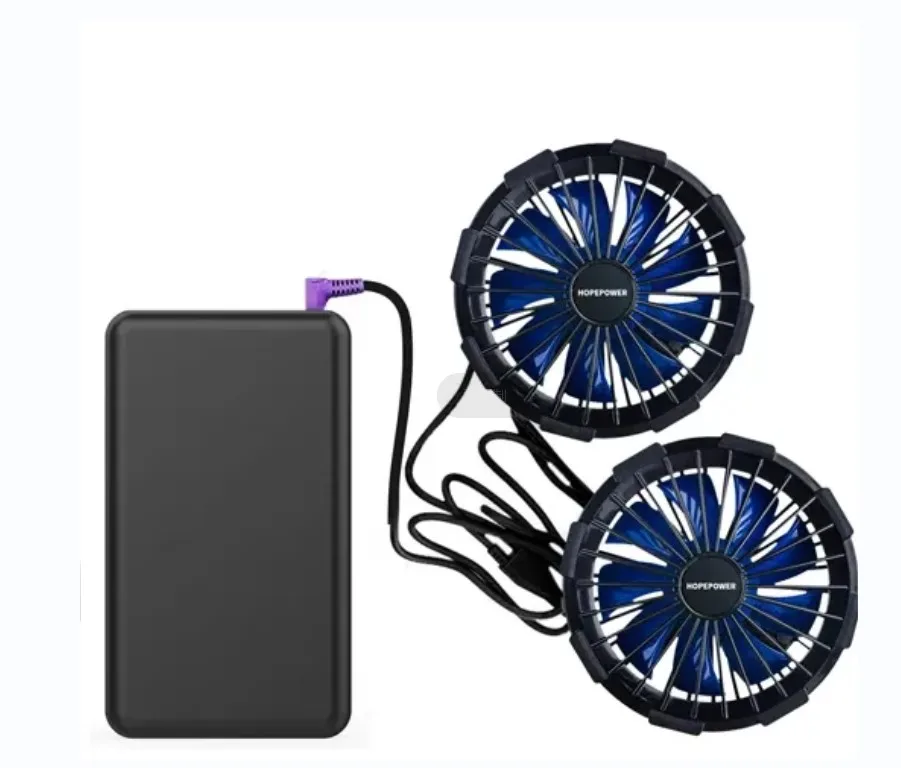 PSE powerbank  13V 17V 19V 22V cooling jacket battery cooling fan power bank 16000mah for  air conditioned clothes