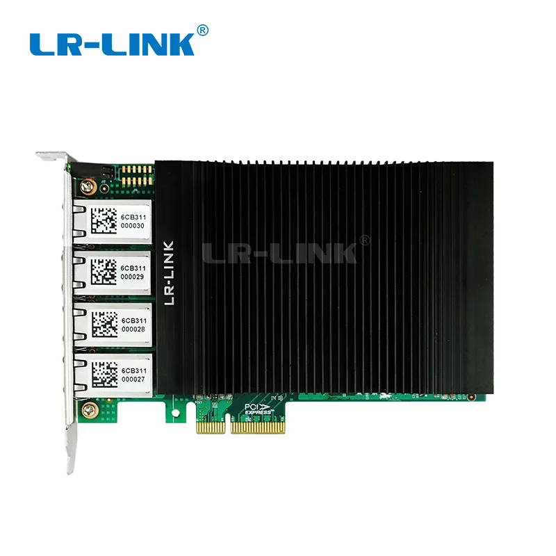LRES2004PT-POE для автоматизации с завода, сетевая карта Gigabit PCI Express с 4 портами PoE