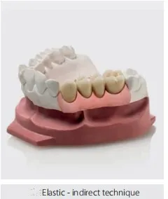 Making Dentures Material Non-reversible Duplication Gingival Dental Silicone Putty Dental Impression Kit for Gingival Mask