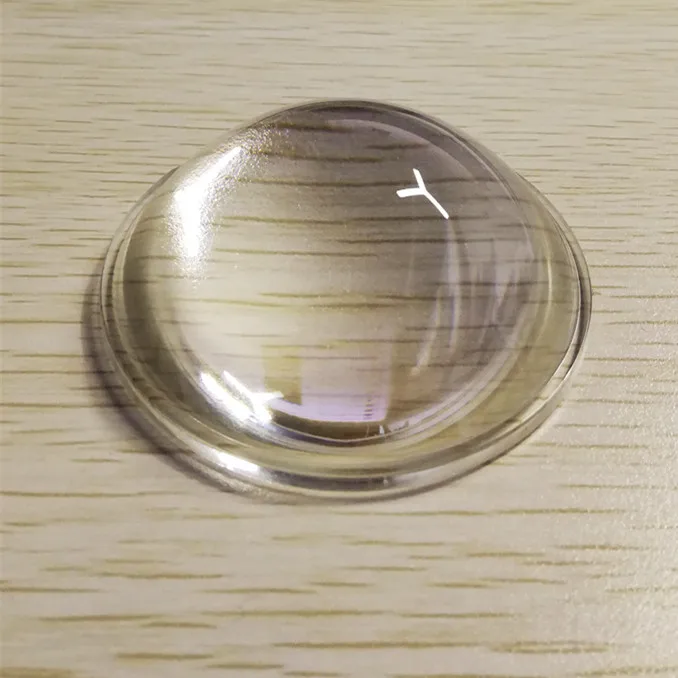 led 10degree 56mm cob narrow beam glass focusing optical lens for 100 watts cob