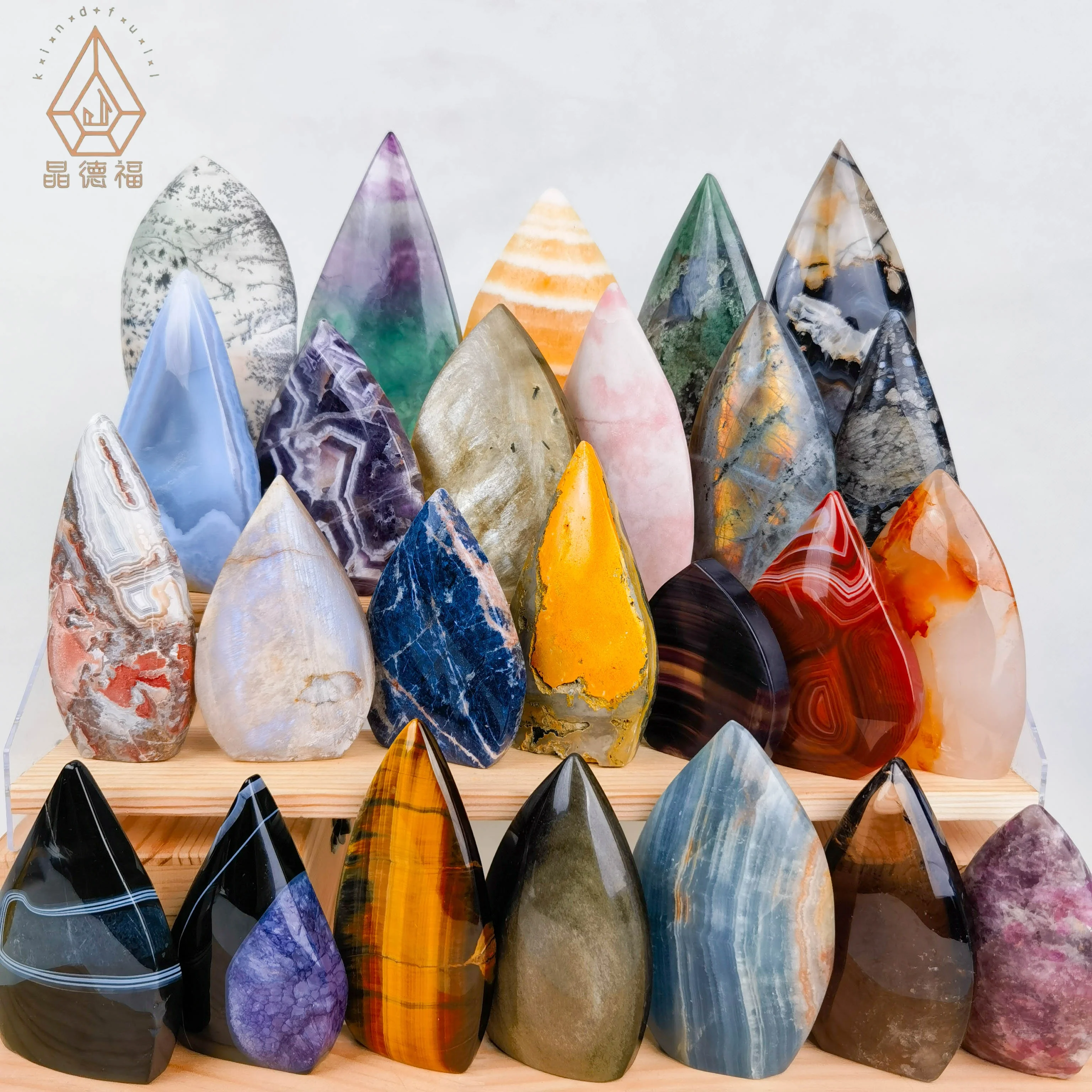 Заводская распродажа натуральный лечебный камень Хрустальный драгоценный украшение в свободной форме для украшения подарок