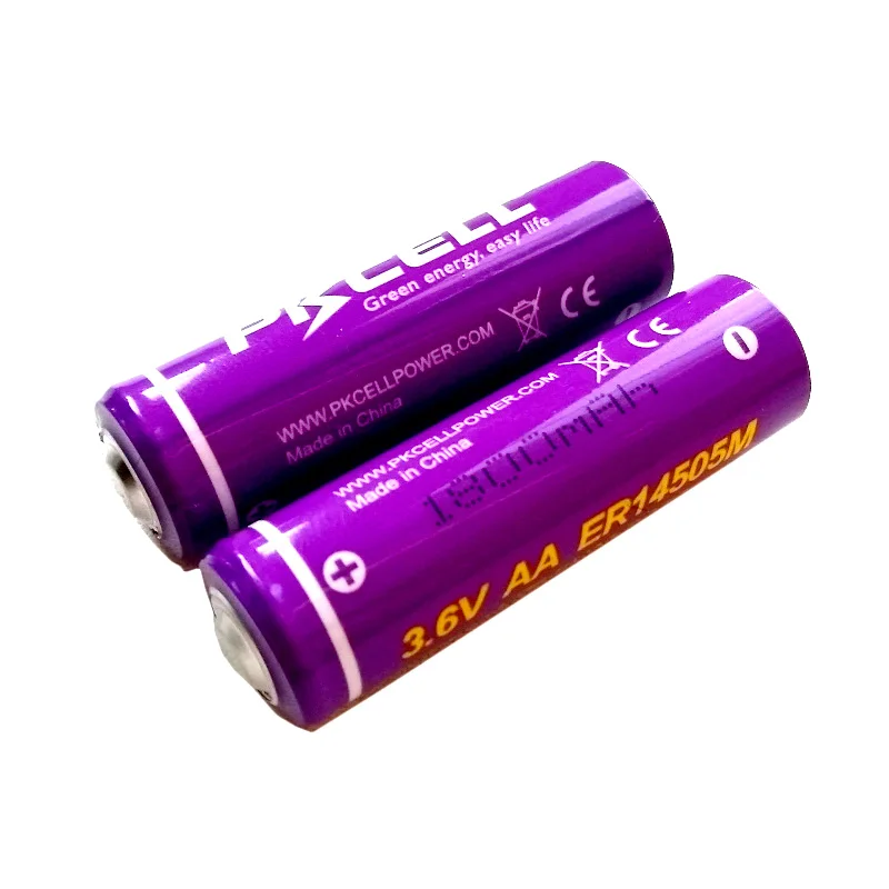 3.6v non rechargeable battery er14505m lithium battery for Automatic card machine