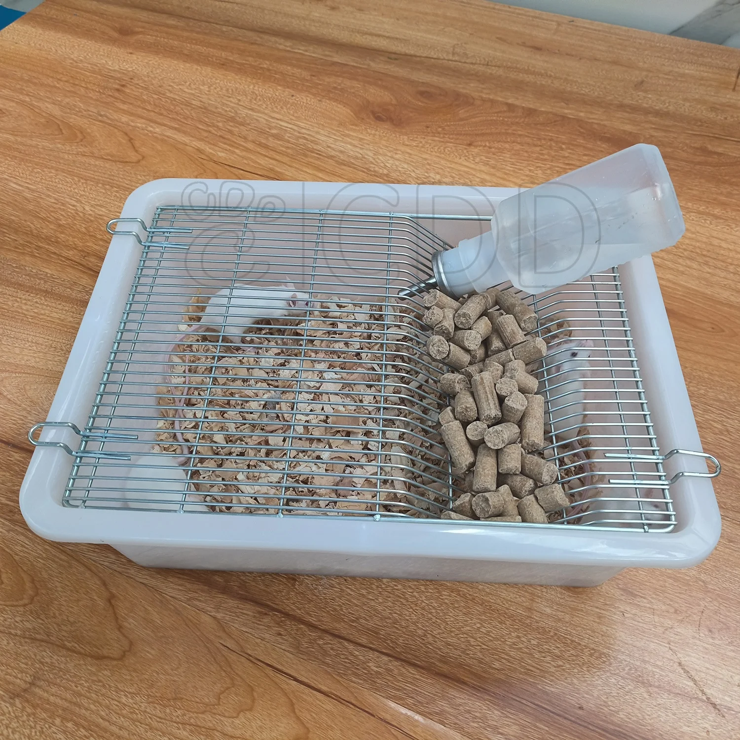 Popular lab farm animal mouse bins plastic breeding cage tub for feeding mice rat