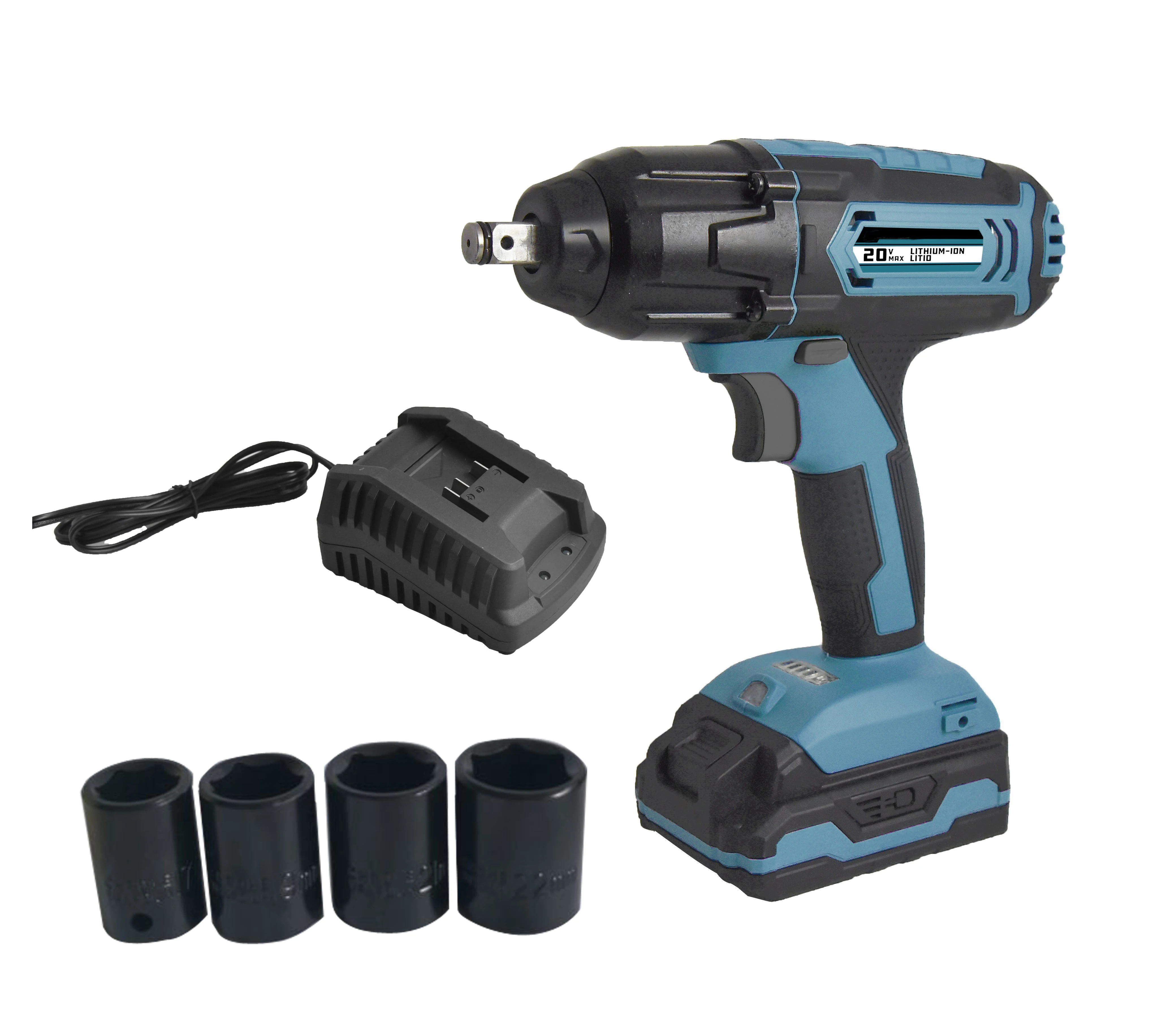 20V cordless impact wrench set