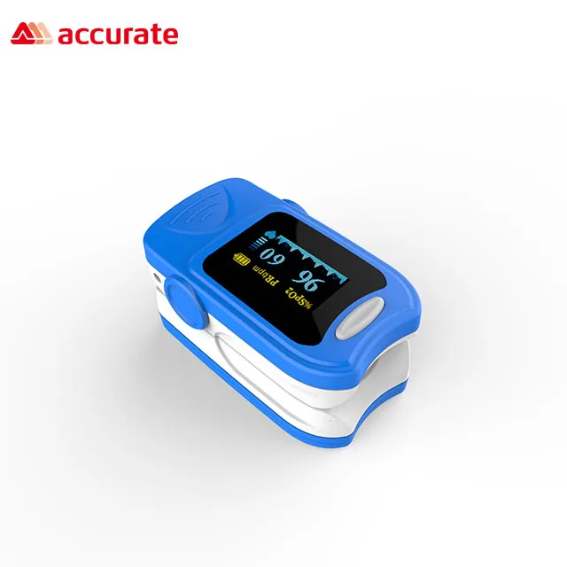 Accurate Real Manufacturer Pulsioximetro Medical Held Fingertip Pulse Waveform Oximeter