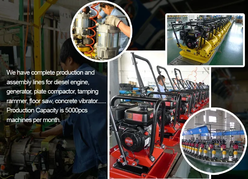 PME-C50 Loncin Compactor Vibrating Plate Forward Soil Dirt Ground Plate Compactor Machine
