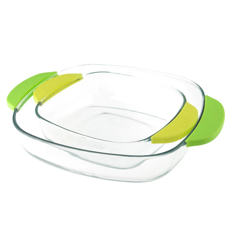 safe heat resistant glass baking cookware pan dish