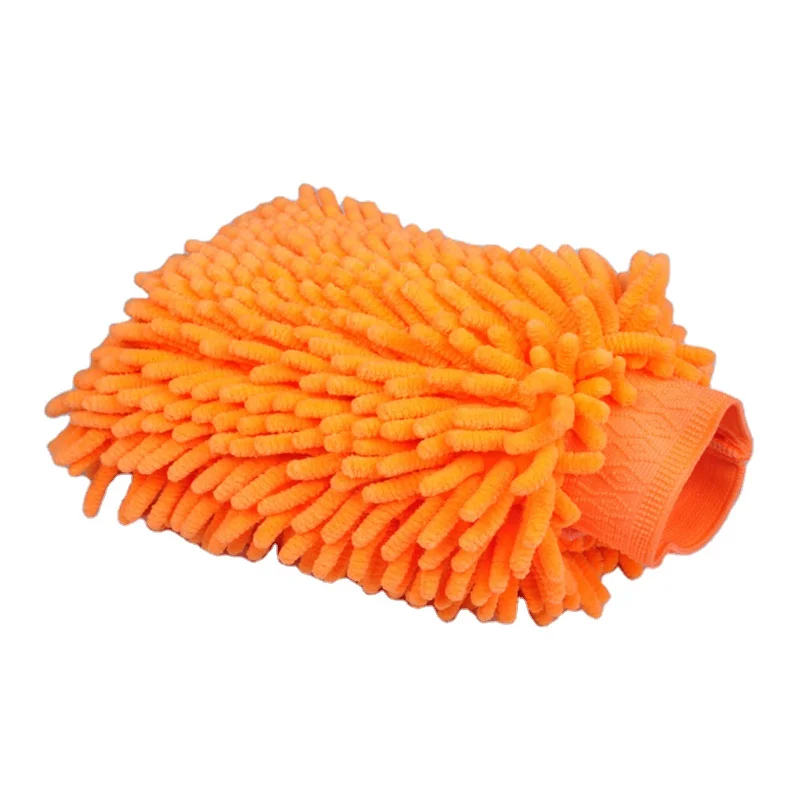 Wholesale double-sided chenille coral fleece car wash cleaning drying towel