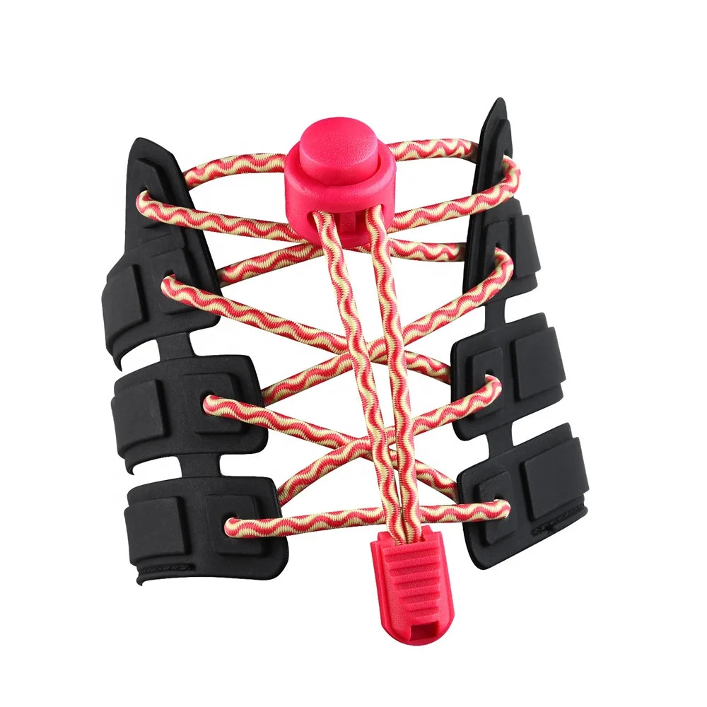 Fashion Lazy Shoelace ELastic Round Shoelaces No Tie Shoe Laces