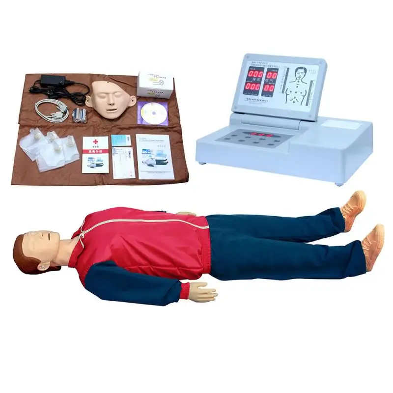 First Aid Training CPR Adult Choking CPR Training Torso Medical Teaching Resources Full Body CPR Dummy