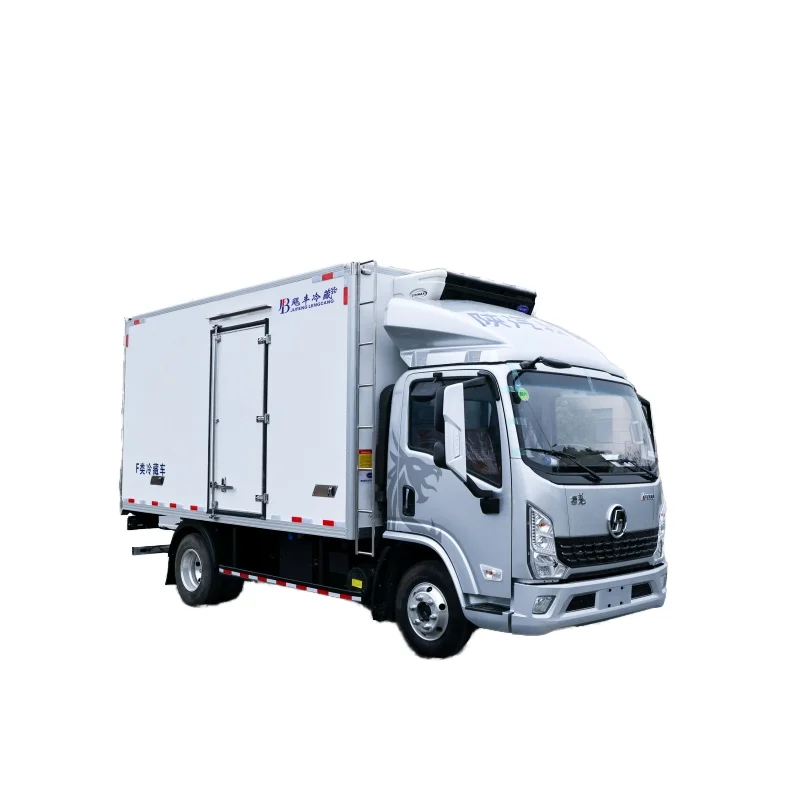 Автомобильный рефрижератор 4x2Truck Shaanxi высокого класса с системой охлаждения термо-королем для перевозки мороженого мяса рыбы