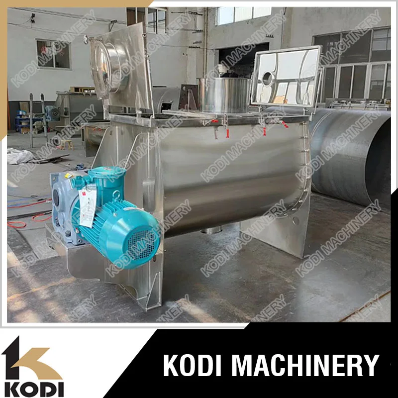 KODI Stainless Steel Seaweed Processing Machines Ribbon Mixer Ribbon Blender