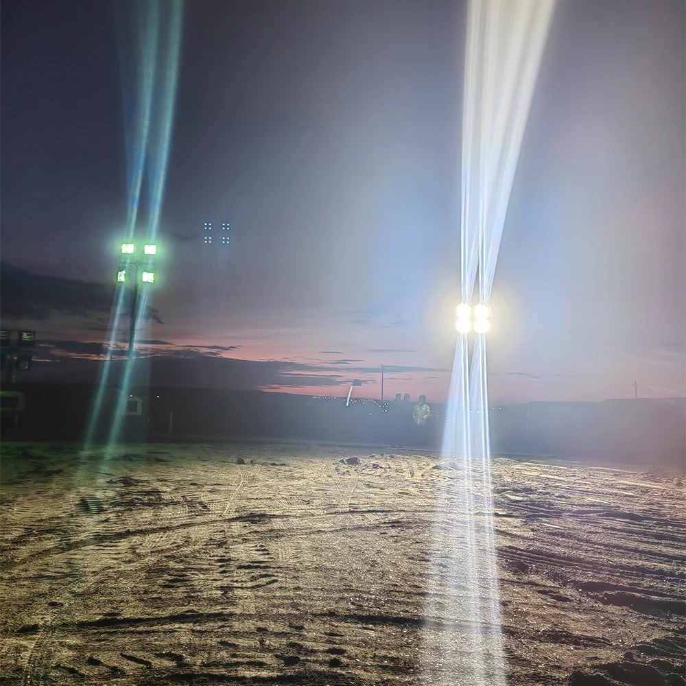 High Mast 3m 5m 8m 9m Mobile Signal Lighting Garden Home Stack Light Towers