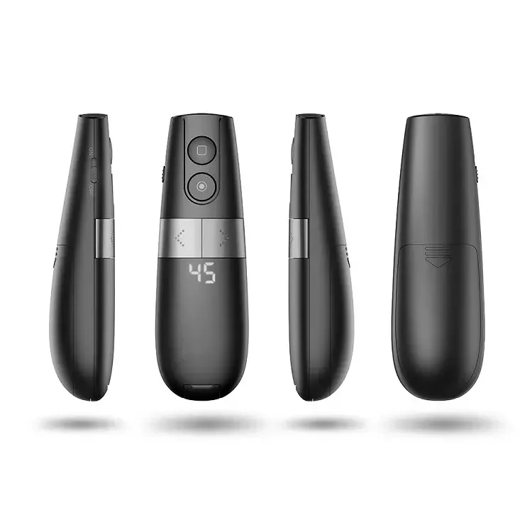 H101 Wireless Remote Control Pointer Digital Presentation Pen Multifunction 2.4G Wireless Presenter PowerPoint Black