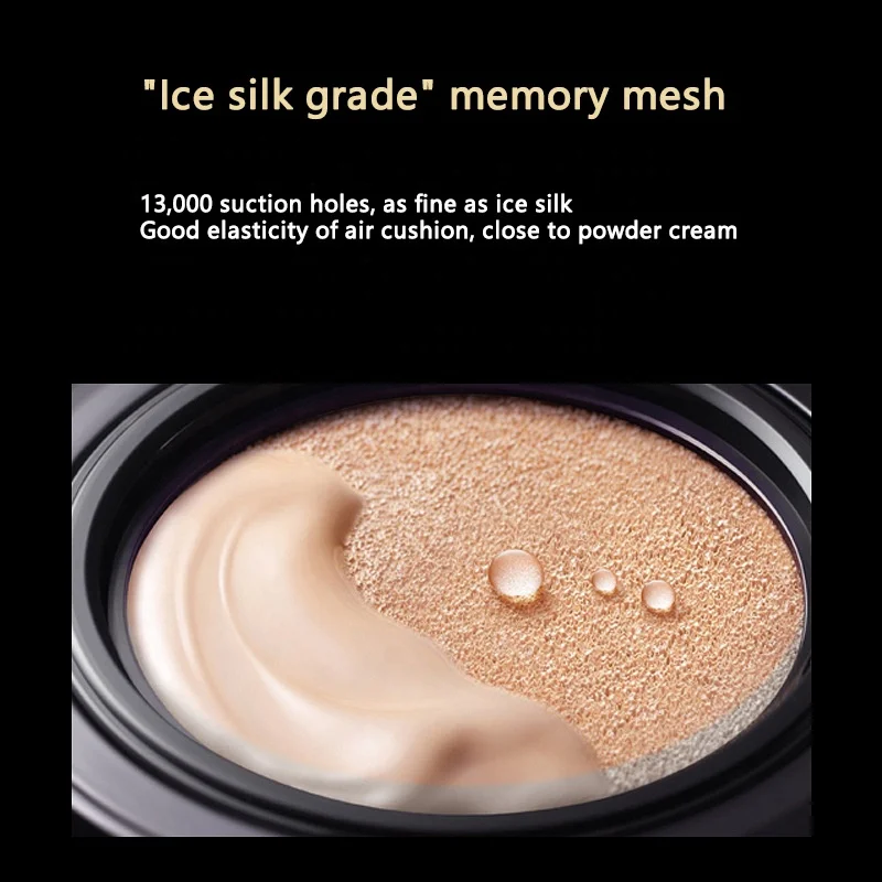 Private Label  Oil Control Concealer Natural Brightening Air Cushion BB & CC Cream Foundation Makeup