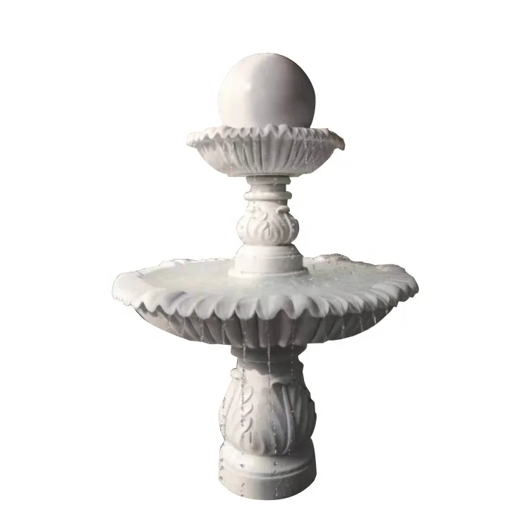 Cheap Sunny Marble Large Outdoor Water Fountains Water Marble Fountain with Marble Sculpture