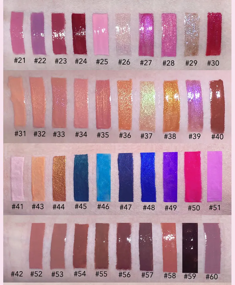 No Logo Custom High Pigment Natural Wholesale Custom Matte Kiss proof  Liquid Lipstick Lip gloss