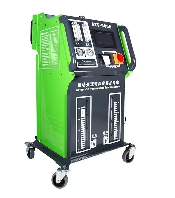 ATF-9800 Transmission Fluid Exchanger with printer ATF Changer and cleaner machine with Printer