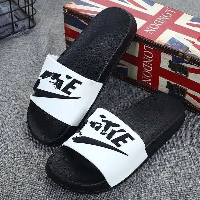 230203 36#-45# slippers with thick beach soles and anti-slip household shoes