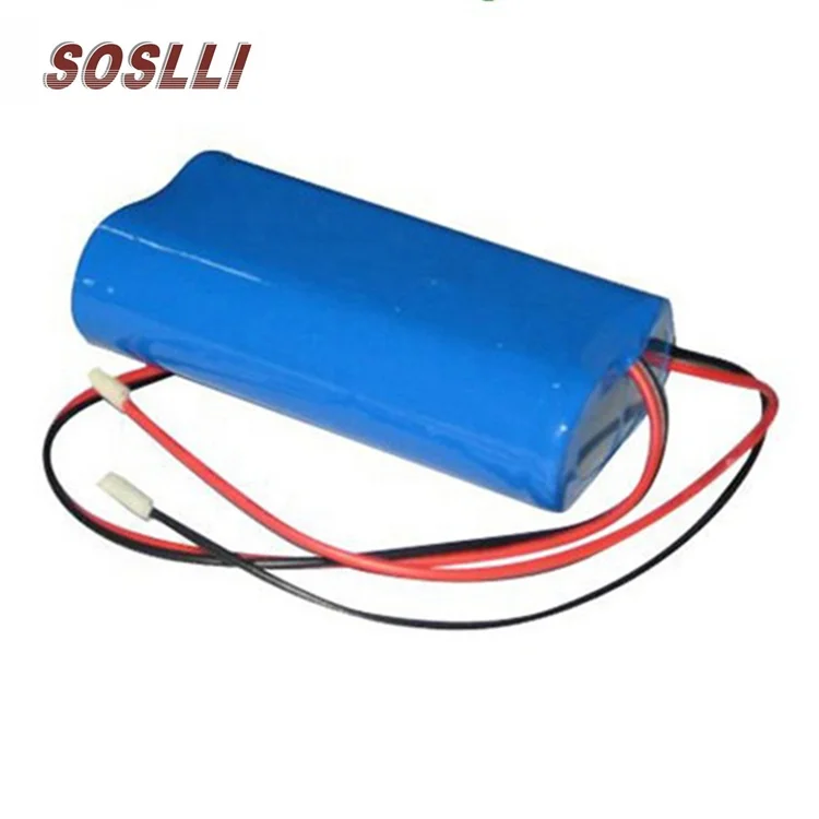 
SOSLLI 7.4V 2200mAh lithium ion battery 18650 lithium battery 