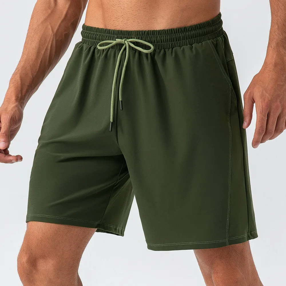 Phone Pocket Gym Workout Quick Dry Men Shorts Loose Wide Basketball Running Gym Shorts with Side Pockets