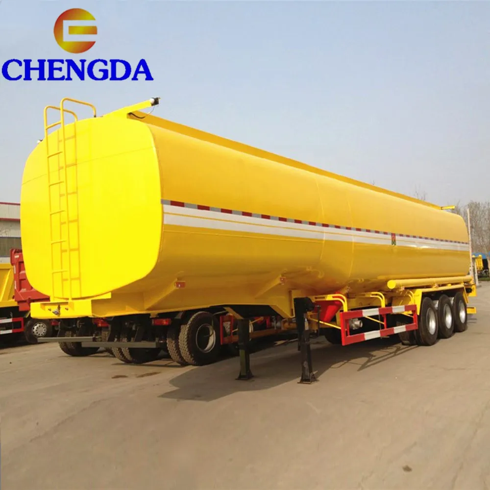 New 45000 50000 60000 Liters Fuel Tank Truck Semi-Trailer Petroleum Tank Semi Truck Trailers For Sale