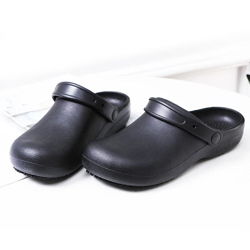 EVA S074 Kitchen Labor Insurance Clogs Safety Shoes Non-slip Oil-proof Waterproof Shoes Non Slip Kitchen Chef Shoes