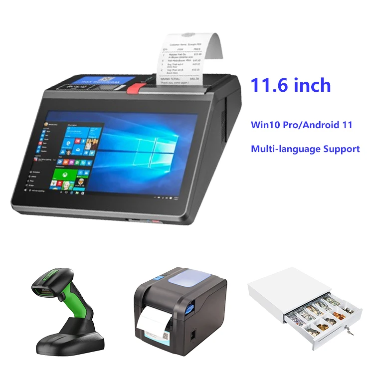Point Of Sale Cash Register Restaurant Food Ordering Tablet Pc Pos System