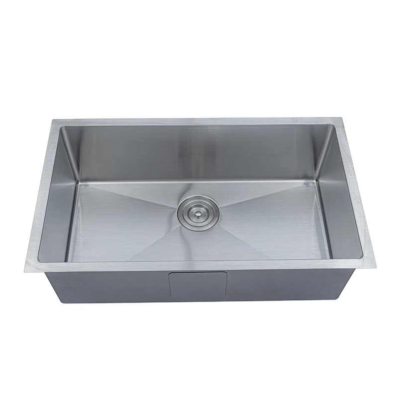 Современные американские канадские стандартные кухонные раковины Hm SUS 304 из нержавеющей стали с одной чашей