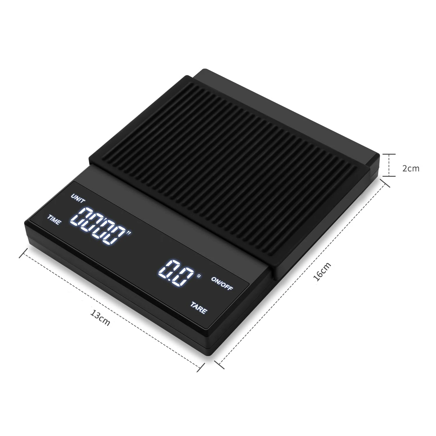 Customized 3kg 0.1g Rechargeable Digital Electronic Timing Balance Kitchen Scales Timemore Coffee Scale With Timer