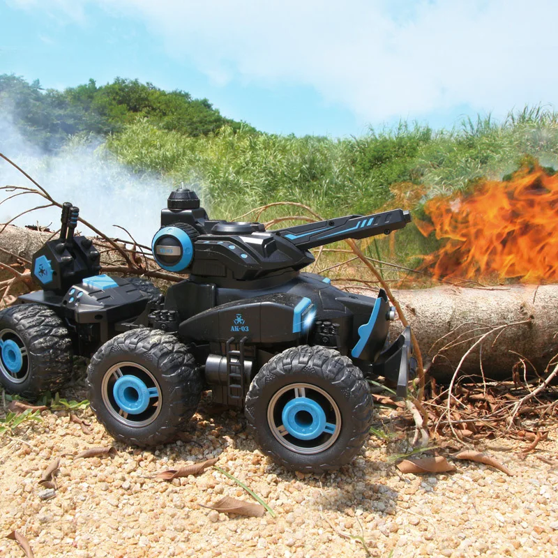 Jiefan Yilda Remote Control Stunt Car Armored Fighting Vehicle Rechargeable Jet Water YE81503