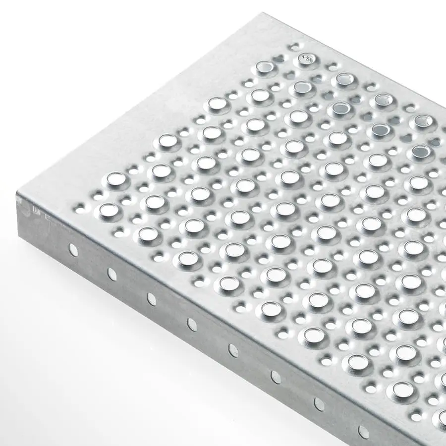 Decorative Stainless Steel/Galvanized/Aluminum Perforated Anti slip Metal Sheet Tread Plate Grate Ladder Rungs