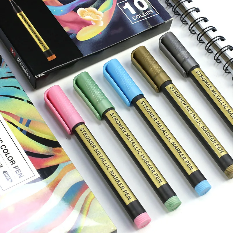 manufacturer customization 20pcs metallic color markers for kids adults and artist art work