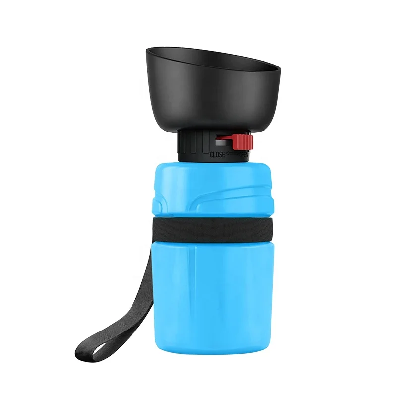 Pet water bottle outdoor portable portable custom kettle 500ML drinking travel dog squeeze bottle