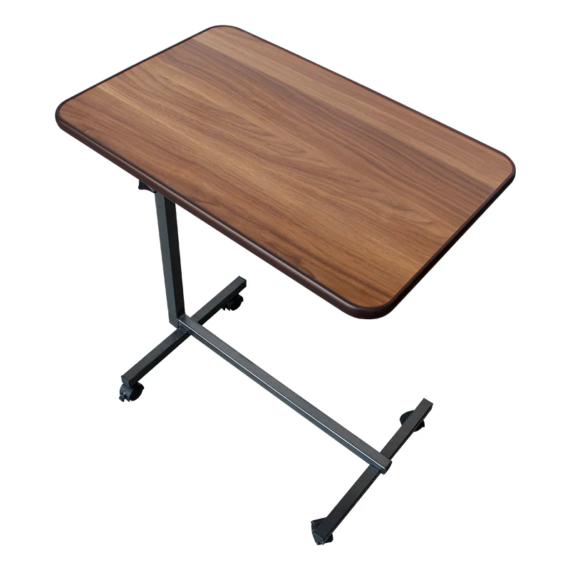 High Quality Medical Adjustable Overbed table Bedside dinning Table With Wheels Hospital Bedside table