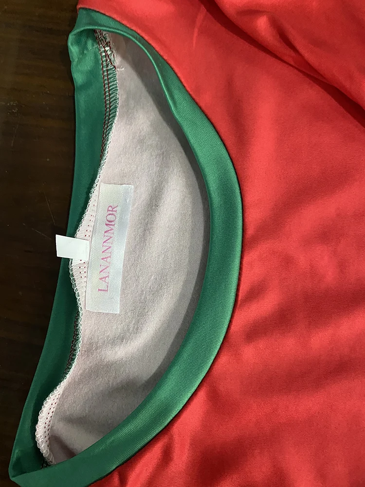  LANANNMOR Christmas style household night clothes parent child