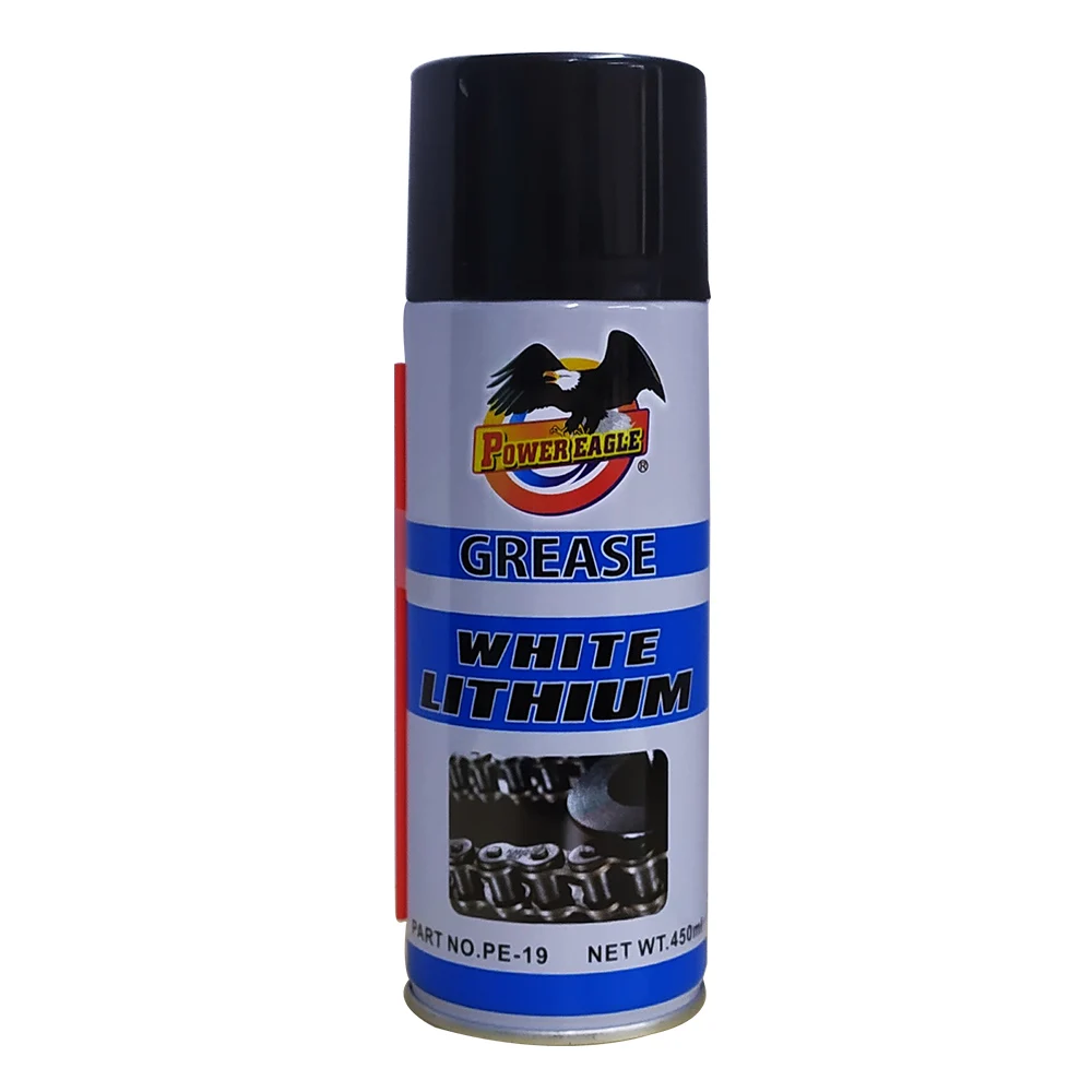 Power eagle auto care products white spray lithium grease 450ml