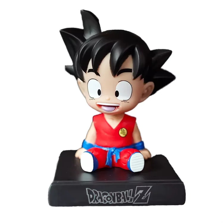 Anime Dragon Balls Goku Doll Action Figure Car Vehicle Mounted Decoration Cartoon Shaking Head Ornament Toys