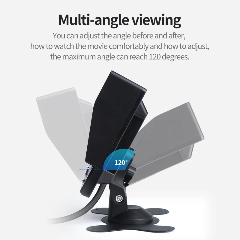 
7 Inch 4 Channel Bus Coach Truck Digital Color Car Monitor 