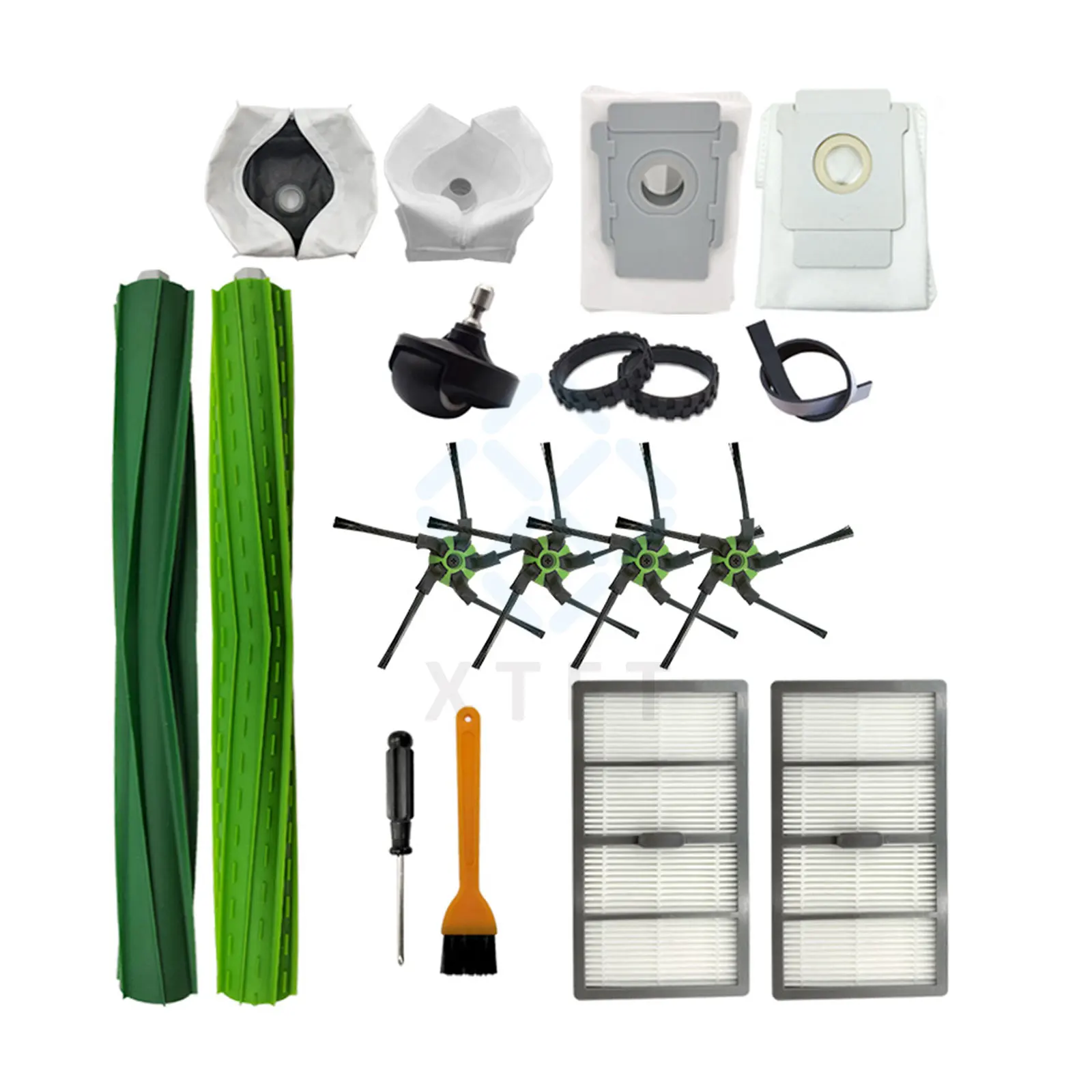 Robot Vacuum Cleaner Accessories Replacement Parts Roller Brush & Filter & Side Brush Kit for iRobot Room-bas S9 s9+ Series