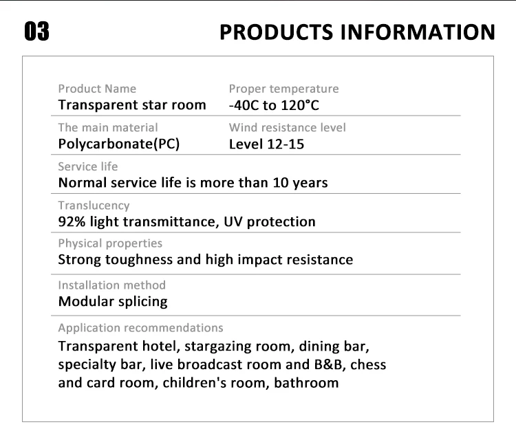 Factory PVDF Coated Retractable Enclosure Rounded Tent Circular Tent Sun room Dome Tent